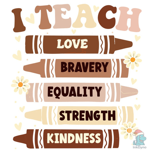 Teach Black History Month T-Shirt - DTF Transfer