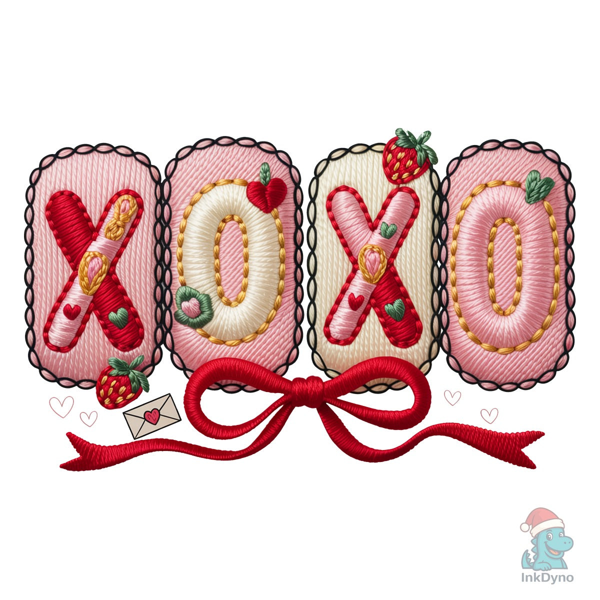 Valentines Day XOXO Faux Yarn