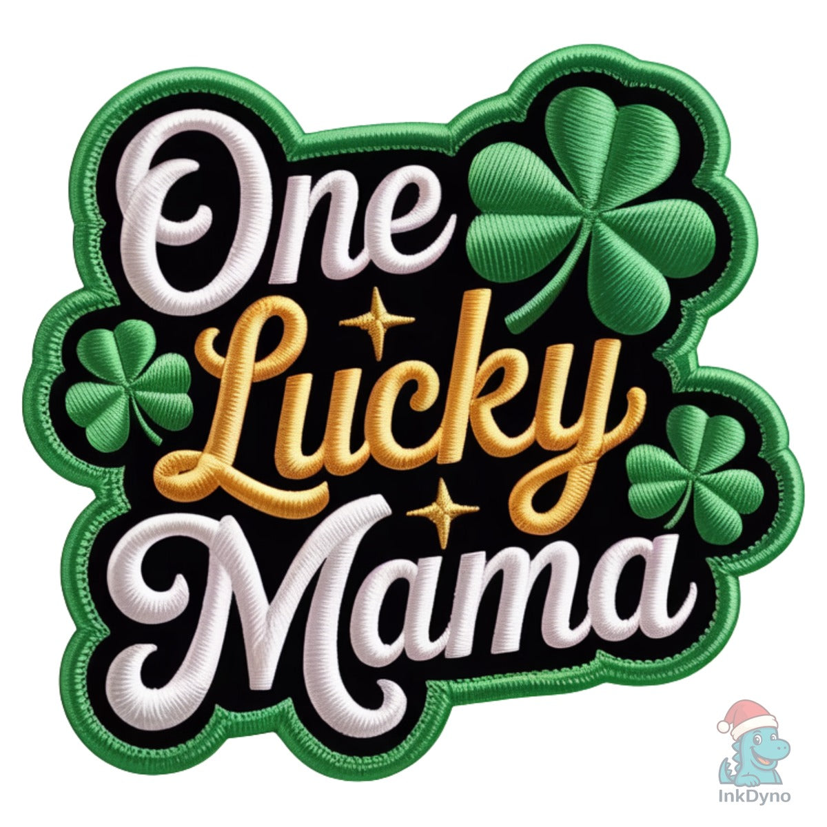 Faux Yarn One Lucky Mama Shamrock