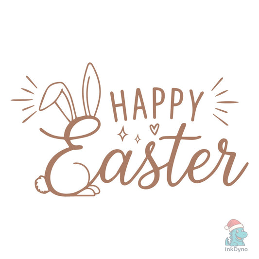 Happy Easter Bunny Bunny Ears - DTF Transfer