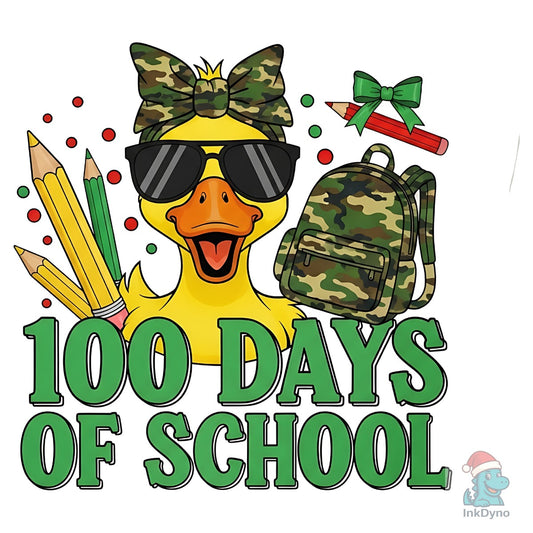 100 Days of School Duck - DTF Transfer