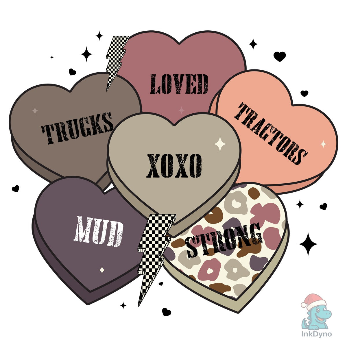 Camo Valentine Valentine Hearts