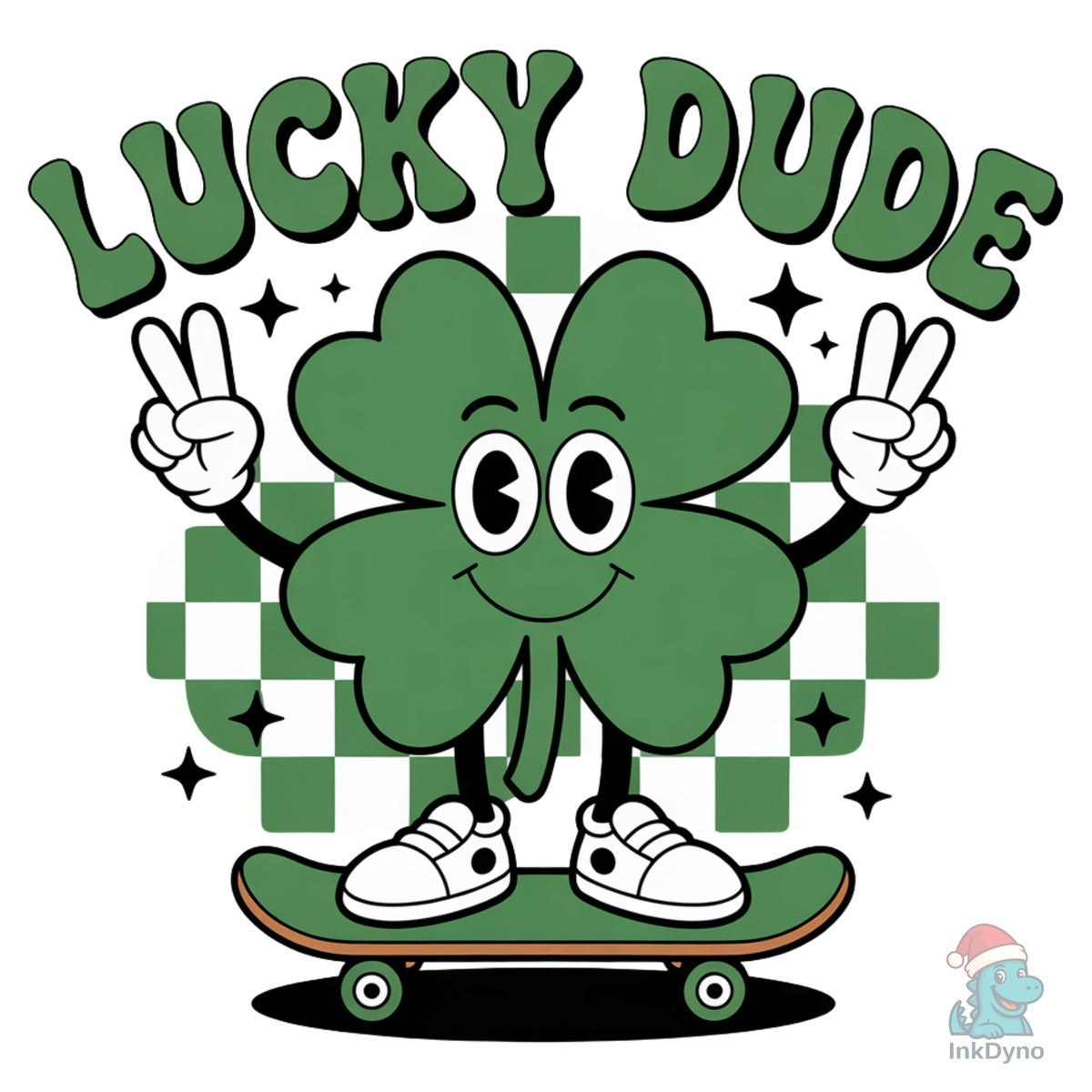 Lucky Dude Clover Skateboard