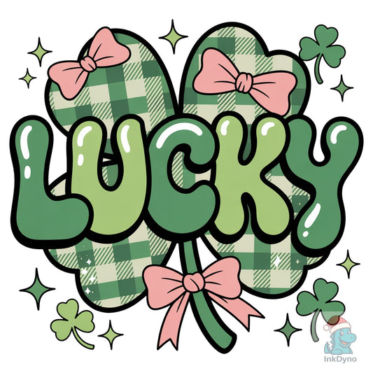Lucky St Patrick's Day Coquette Luc - DTF Transfer
