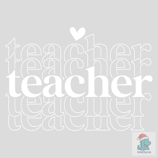 Teacher Teacher Shirt Teacher - DTF Transfer