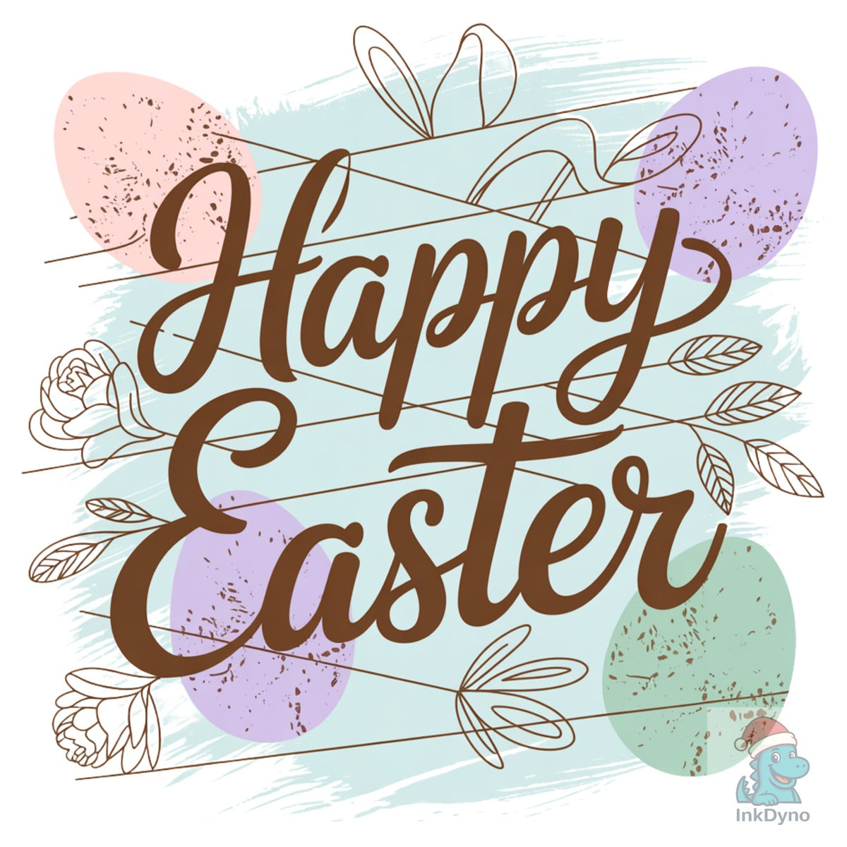 Happy Easter Watercolor Lettering