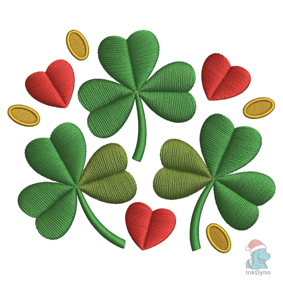 Lucky Day Heart Leaves Sublimation