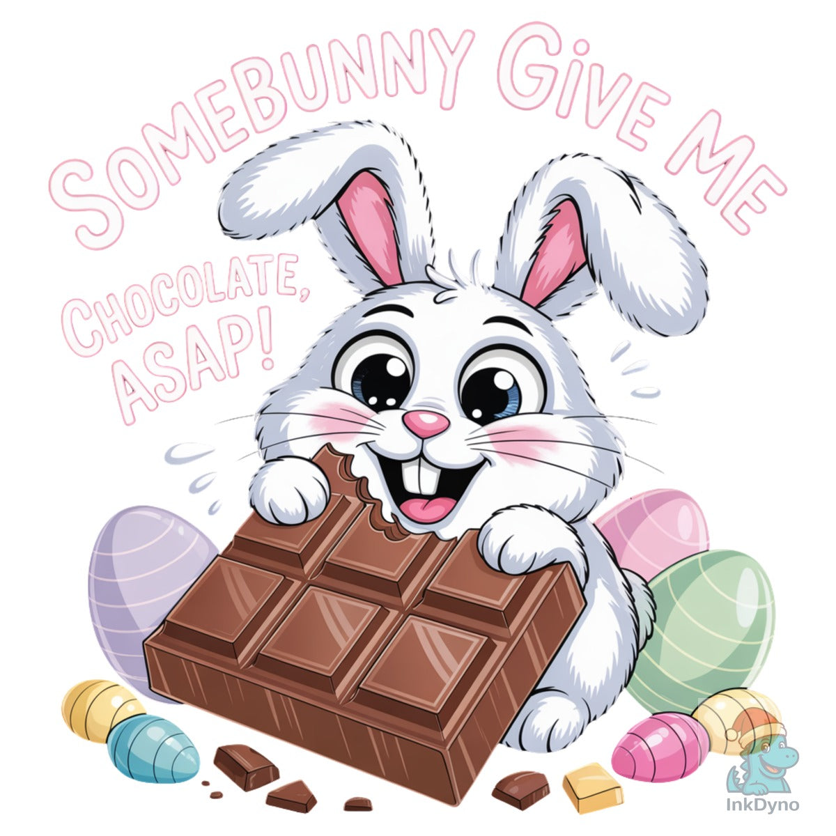 Funny Easter Chocolate Design