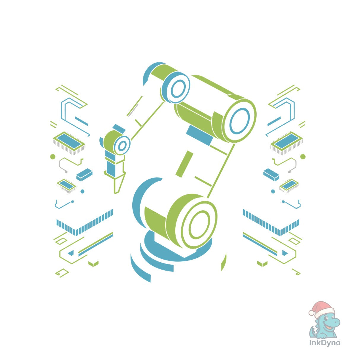 Future is Automated Robotics Concept