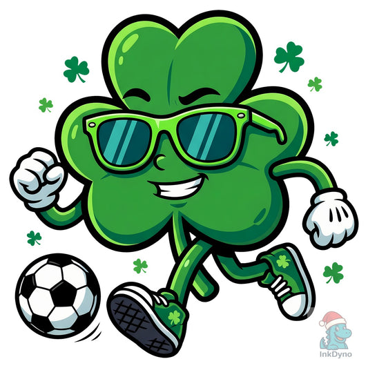 Lucky Shamrock Soccer St Patrick's - DTF Transfer