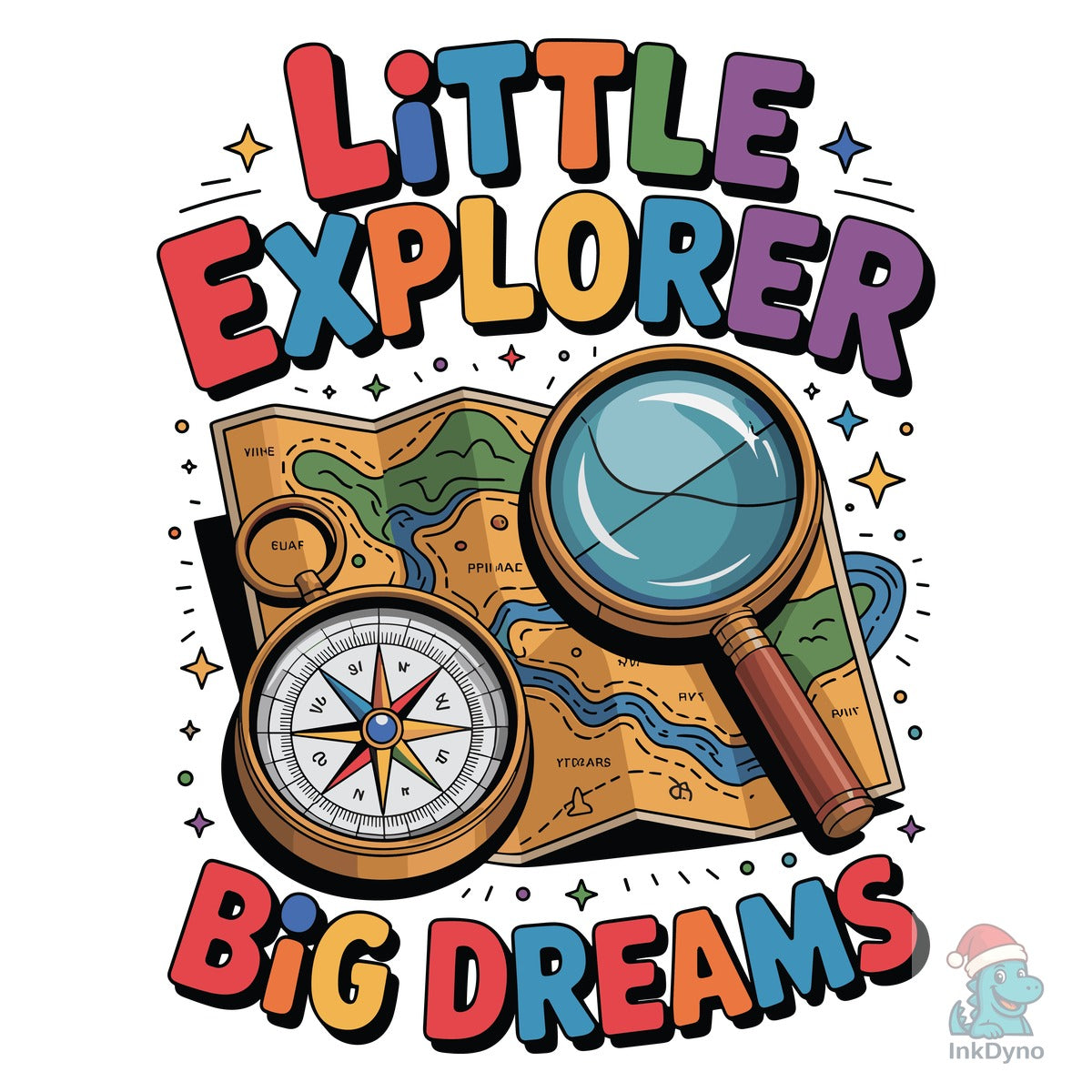 Little Explorer Big Dreams Space Map