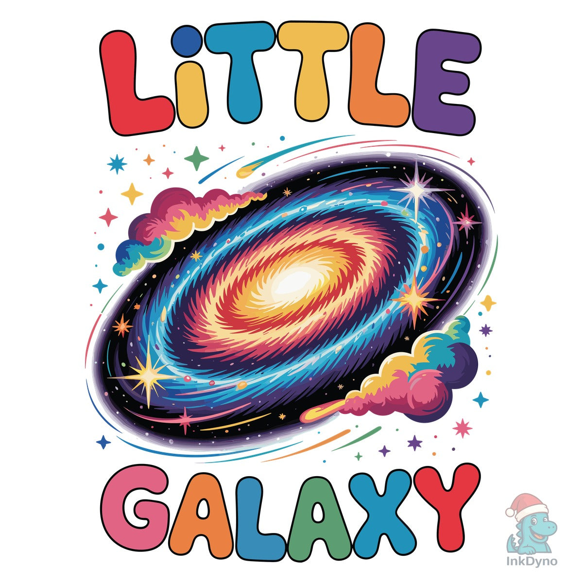 Little Galaxy Colorful Spiral Space