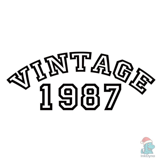 Vintage 82's Birthday Quotes - DTF Transfer