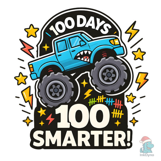 100 Days 100 Smarter Shirt Design - DTF Transfer