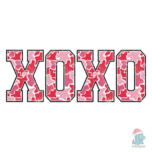 Camo Xoxo Valentine - DTF Transfer