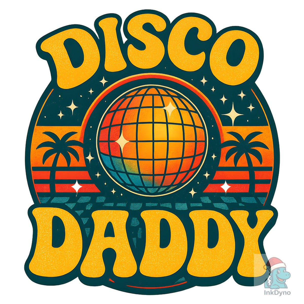 Disco Daddy Retro Design 70s Retro