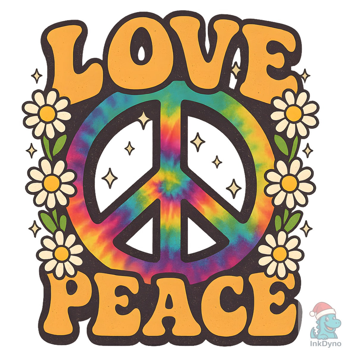 Love Peace Retro 70s Retro T-shirt