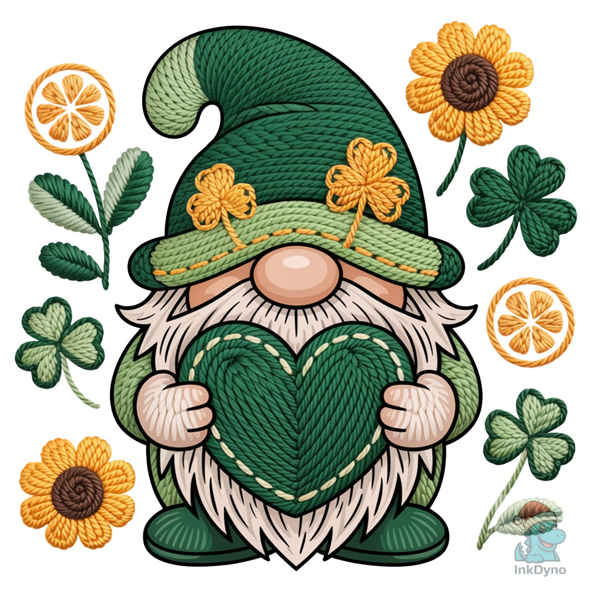 St.Patrick's Day Gnome Shamrock