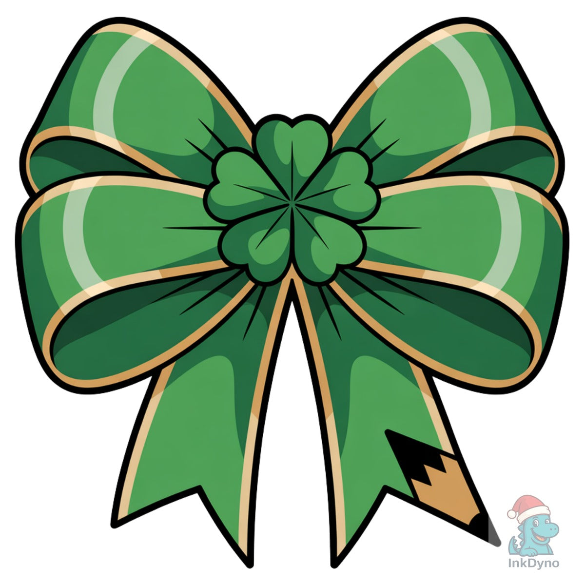 Teacher St. Patrick's Day Pencil Bow