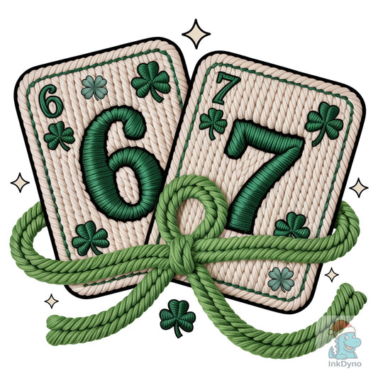 Funny 6 7 Cards St Patricks Day - DTF Transfer