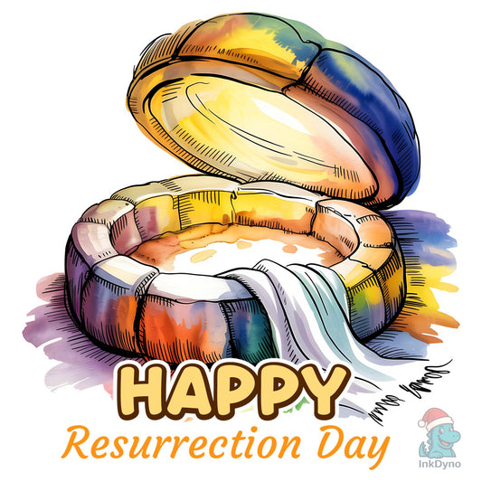 Happy Resurrection Day Christian Easter - DTF Transfer