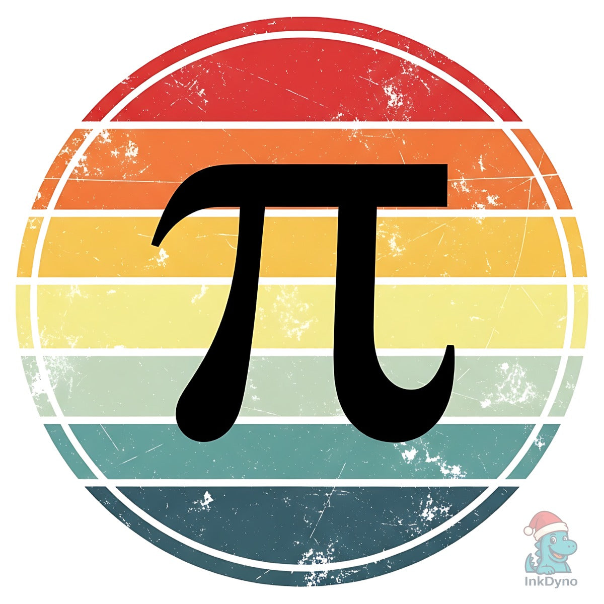 Retro Pi Math Symbol
