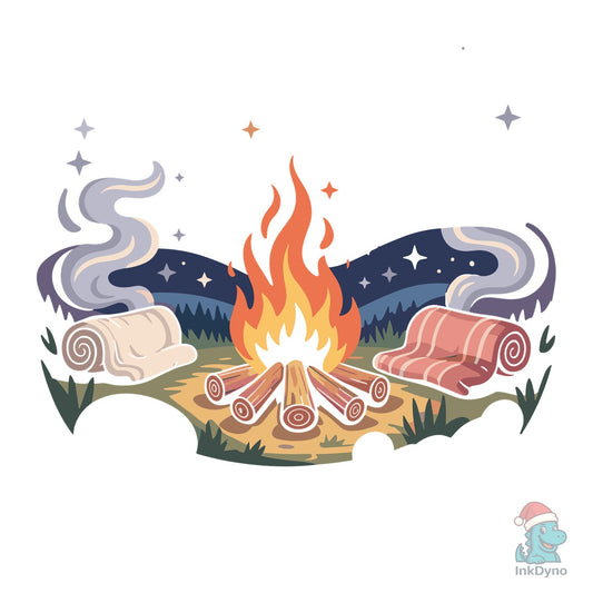 Keep the Fire Burning Camping Art - DTF Transfer
