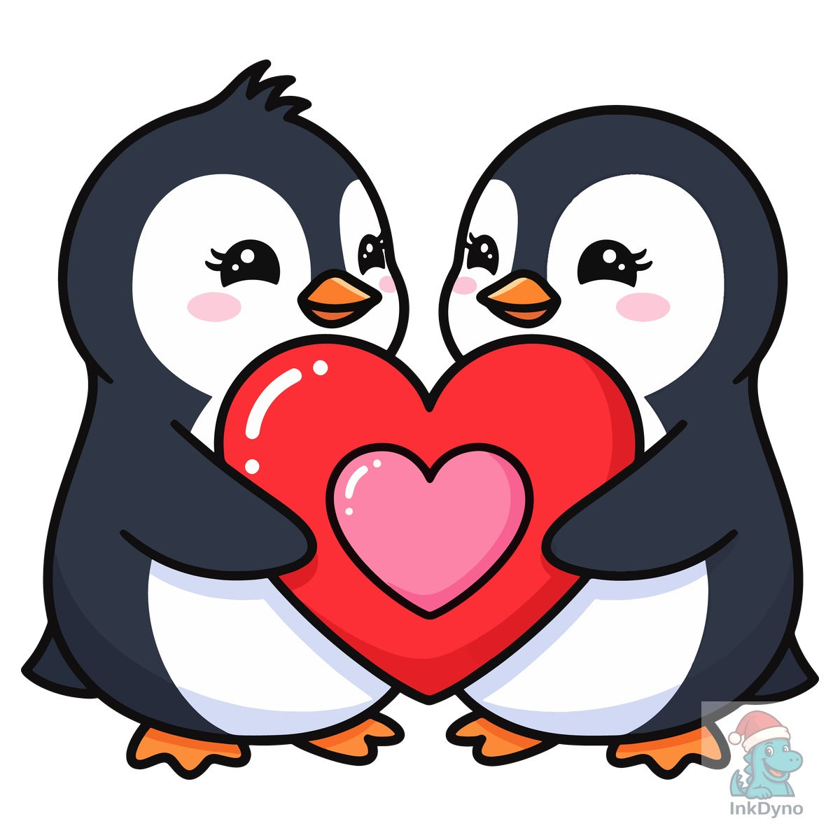 Penguin Love Valentine's Day T-Shirt
