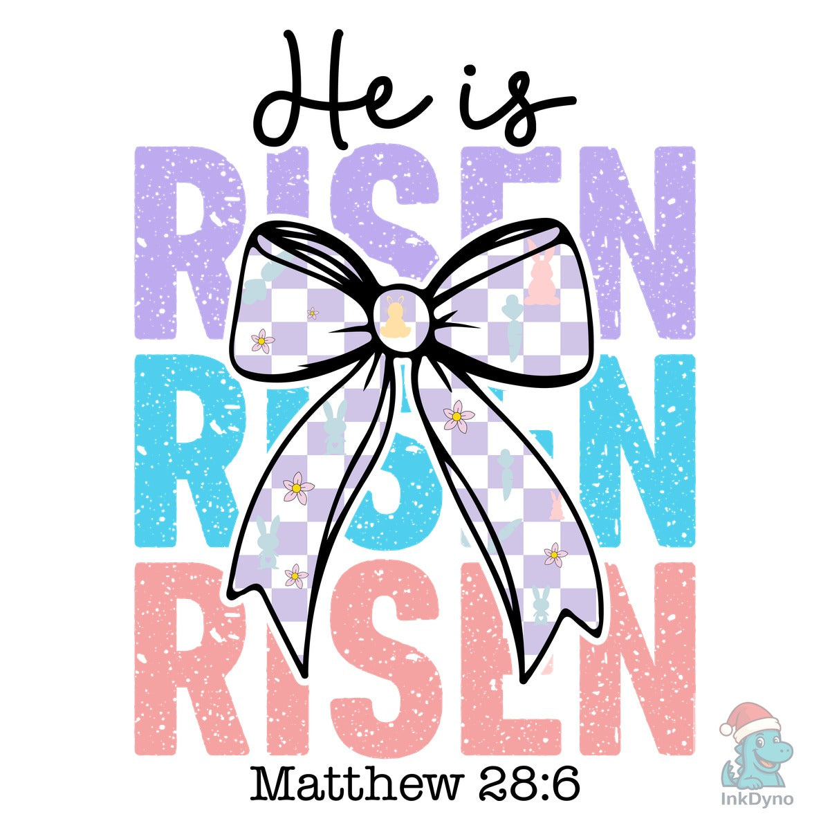 He is Risen Preppy Easter Jesus