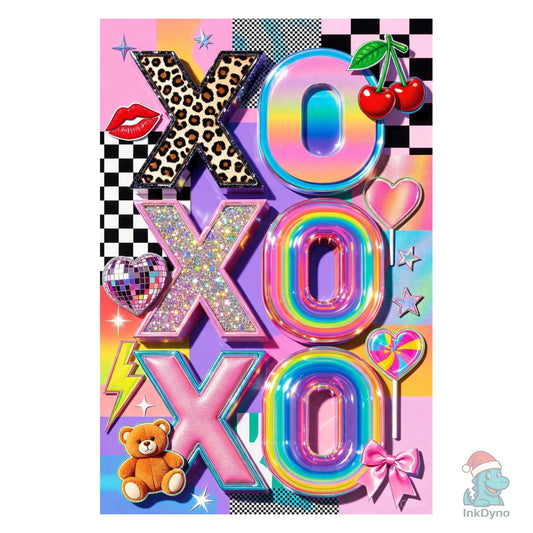 Trendy Xo Collage Y2k Valentine - DTF Transfer