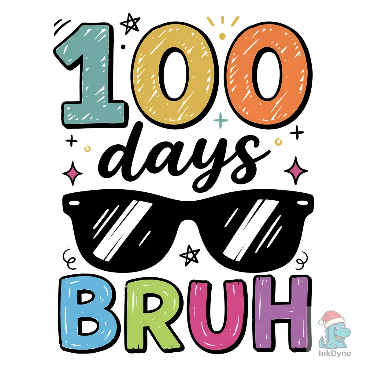 100 Days Bruh Funny School Meme