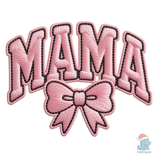 Pink Coquette Bow Mama Sublimation - DTF Transfer