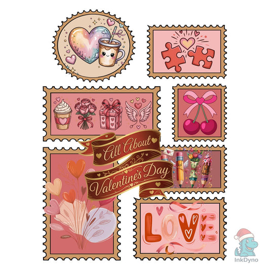 All About Valentine's Day Sublimation - DTF Transfer