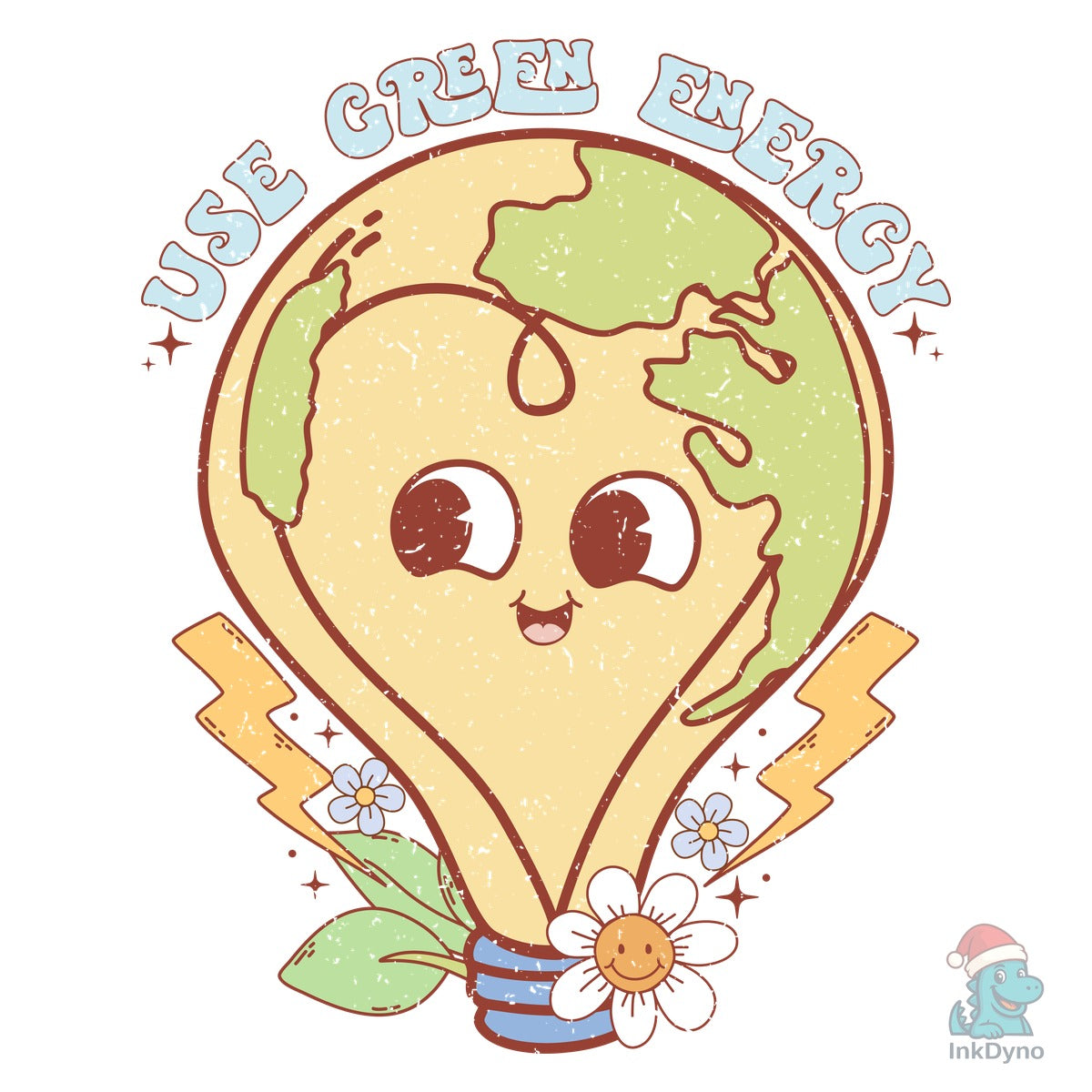 Earth Day Use Green Energy Sublimation