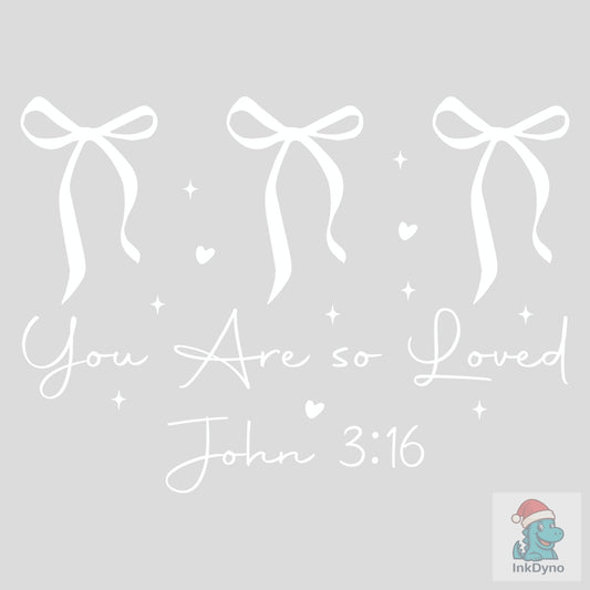 You Are so Loved John 316 Love - DTF Transfer