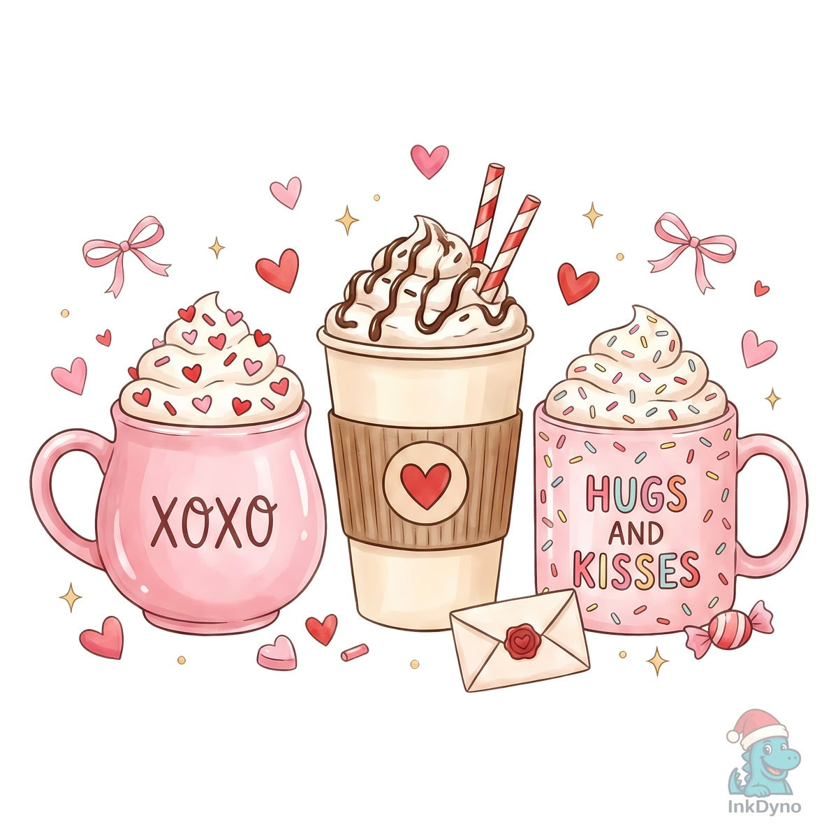Cute XOXO Hugs & Kisses Mug