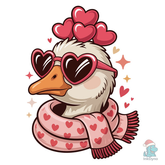 Funny Goose Coquette Valentine's Day - DTF Transfer