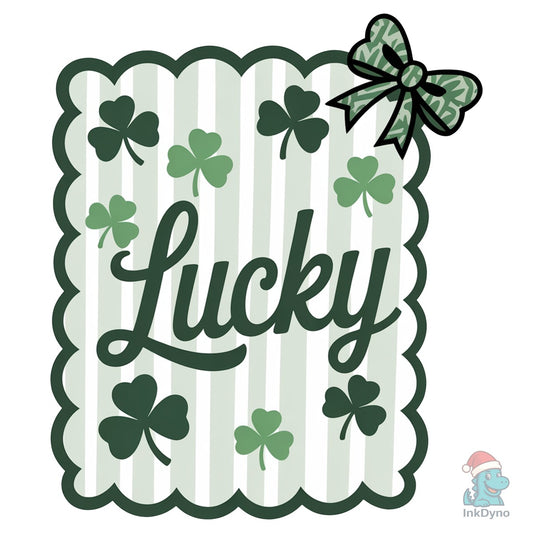 Lucky Postage Stamp St. Patrick's - DTF Transfer