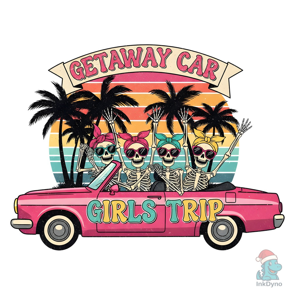 Skeleton Road Trip Sublimation