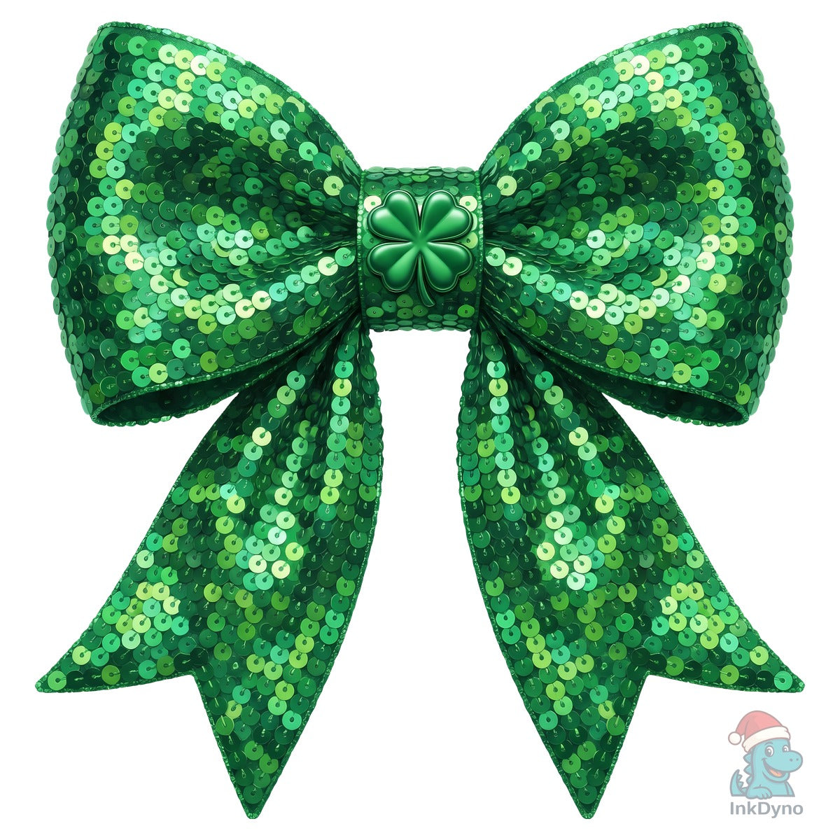 St Patrick's Day Sequin Bow Sublimation