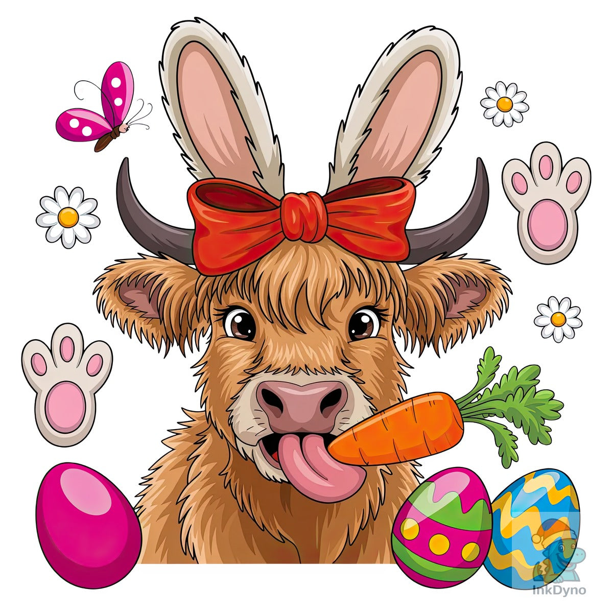 Easter Highland Cow Heifer