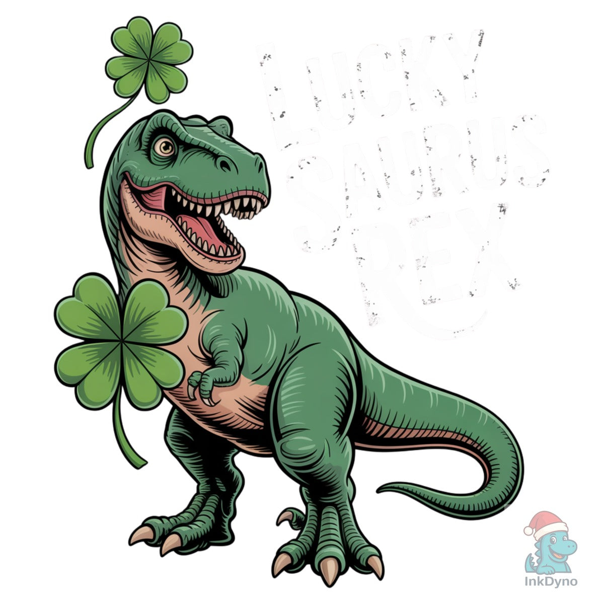St Patrick's Day Lucky Saurus Rex