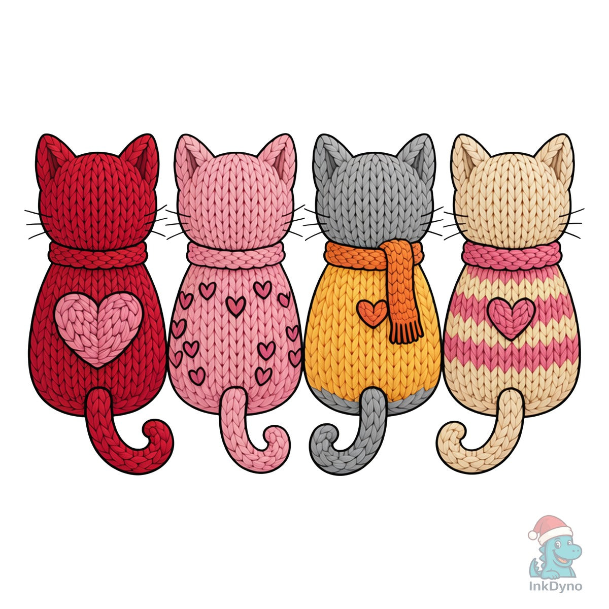 Cats Valentine Sweaters Funny Cats