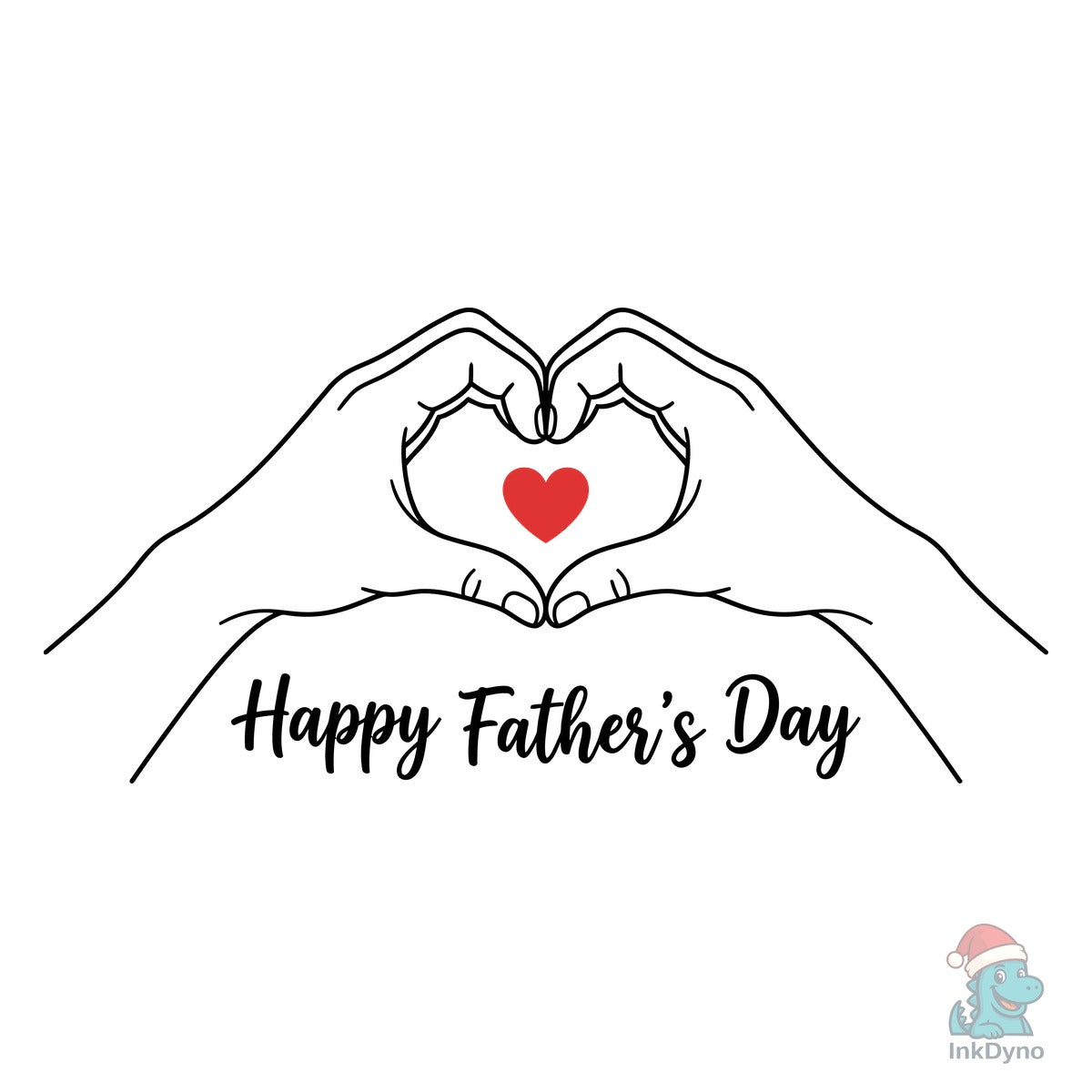 Happy Fathers Day Love Hands