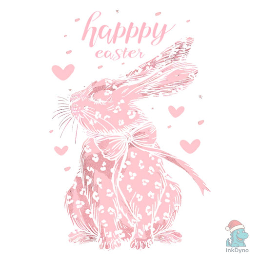 Happy Easter Bunny Easter Coquette - DTF Transfer