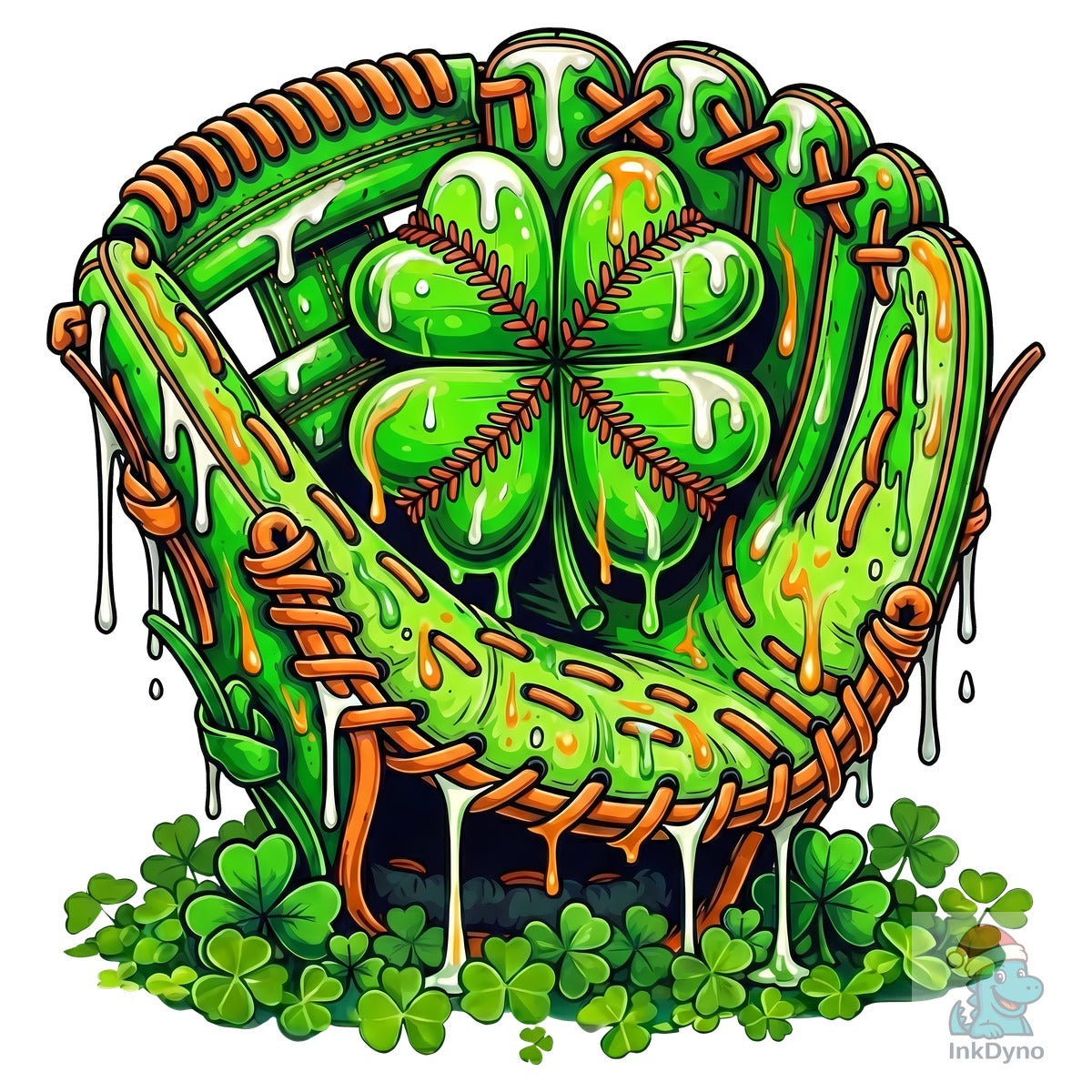 St Patrick's Day Shamrock Baseball Glove
