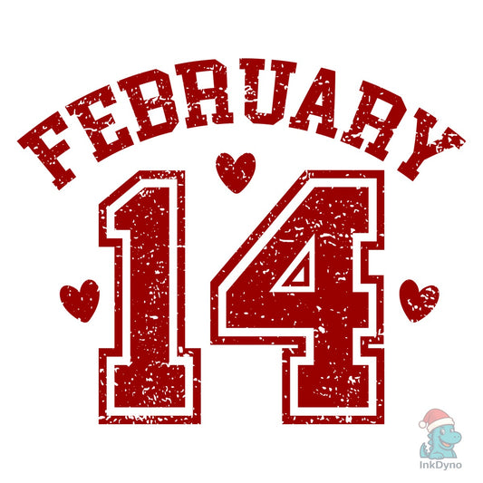 Varsity Valentines February 14 - DTF Transfer