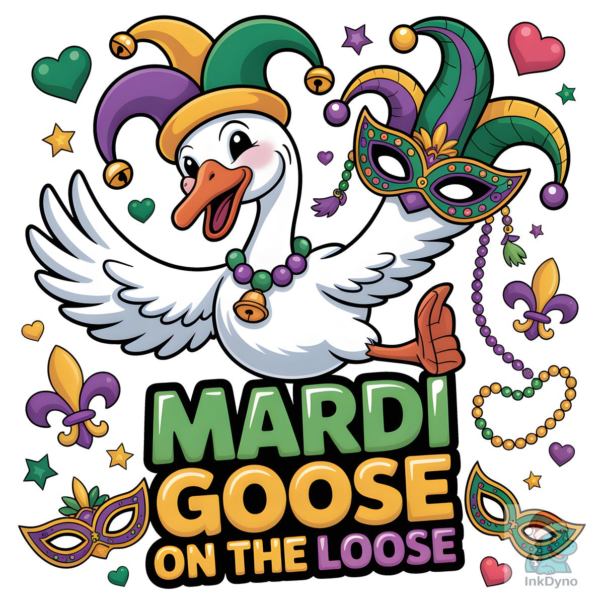 Mardi Goose on the Loose-Mardi Gras