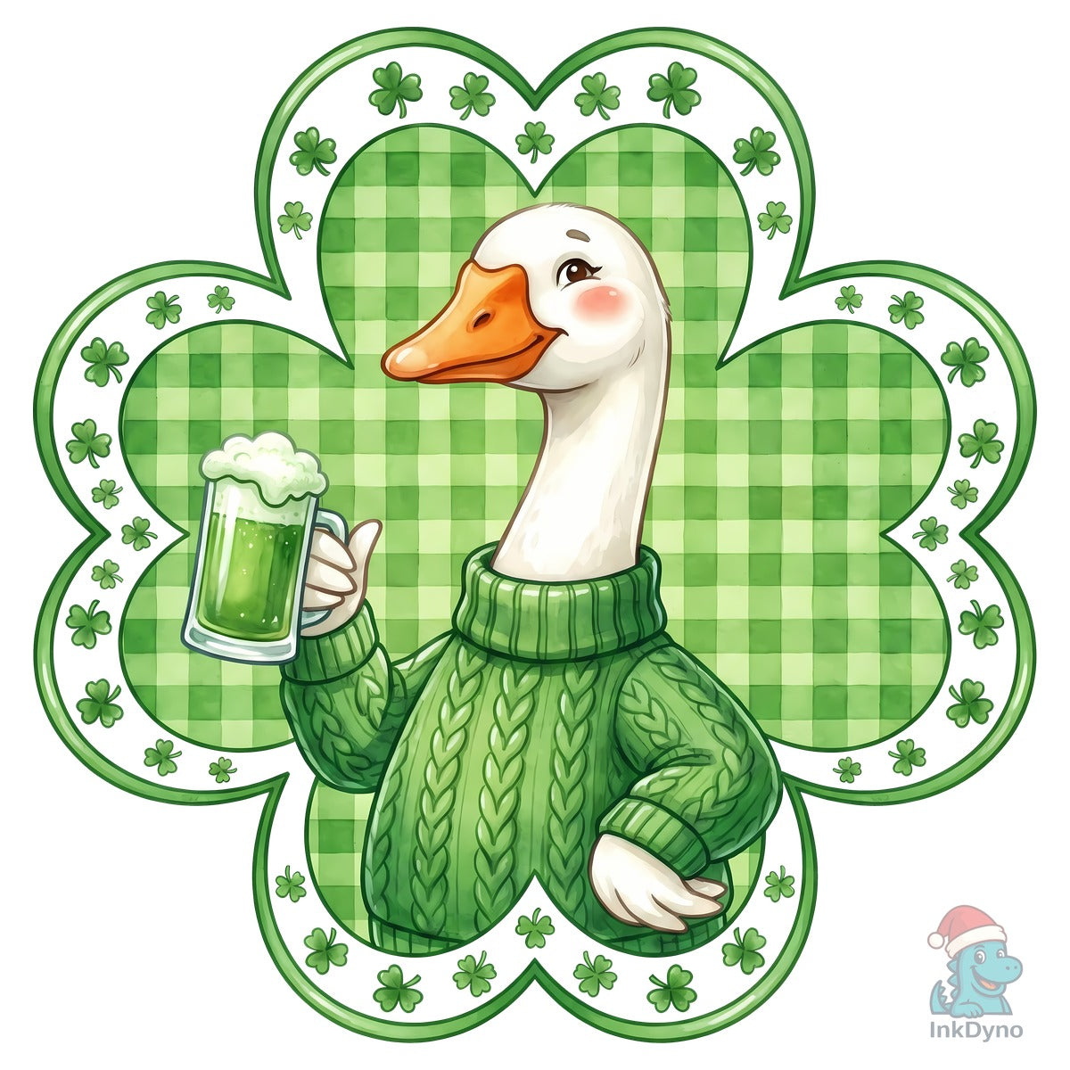 St Patrick's Day Goose Sublimation