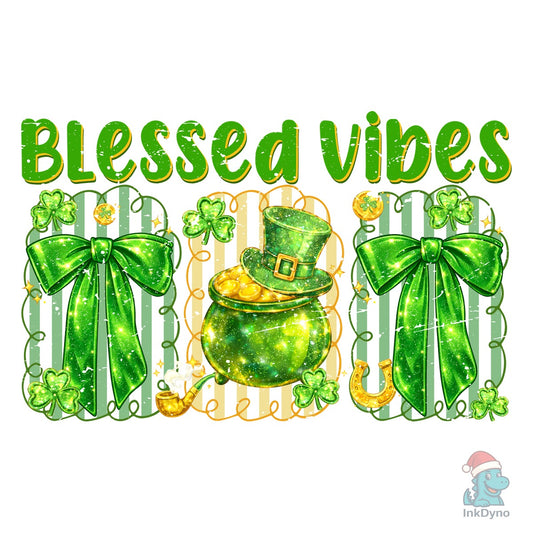 Blessed Vibes St Patrick - DTF Transfer